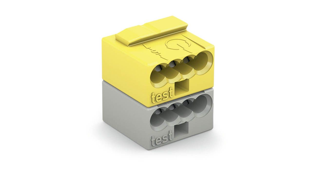 WAGO Clema KNX 4 conductores blanco-amarillo