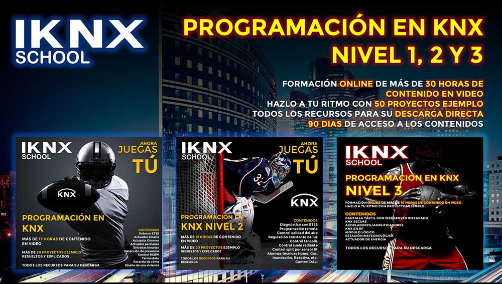 Programación en KNX. Nivel 1-2-3