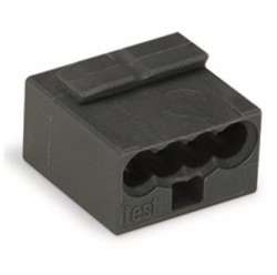 Caja 100 uds. Microborna gris oscuro 4 x 0,6-0,8