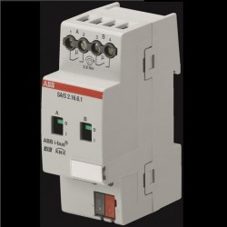 Actuador de conmutación,  con detección corriente, manual, 2 canales, 16/20AX, cargas C, DIN