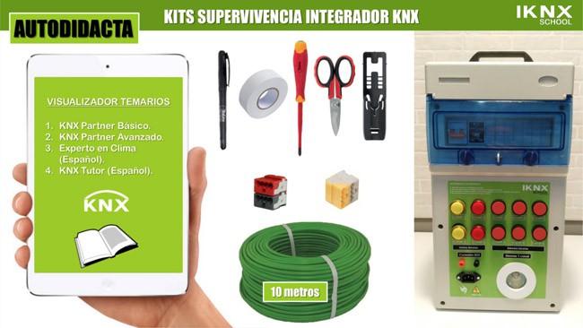 Kit Autodidacta supervivencia integrador KNX
