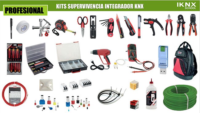 Kit Profesional supervivencia Integrador KNX