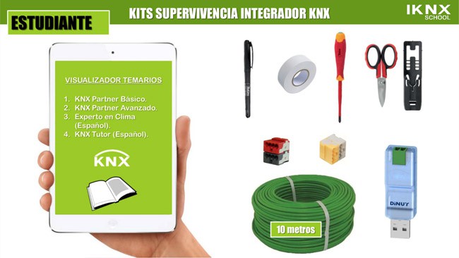 Kit Estudiante supervivencia integrador KNX